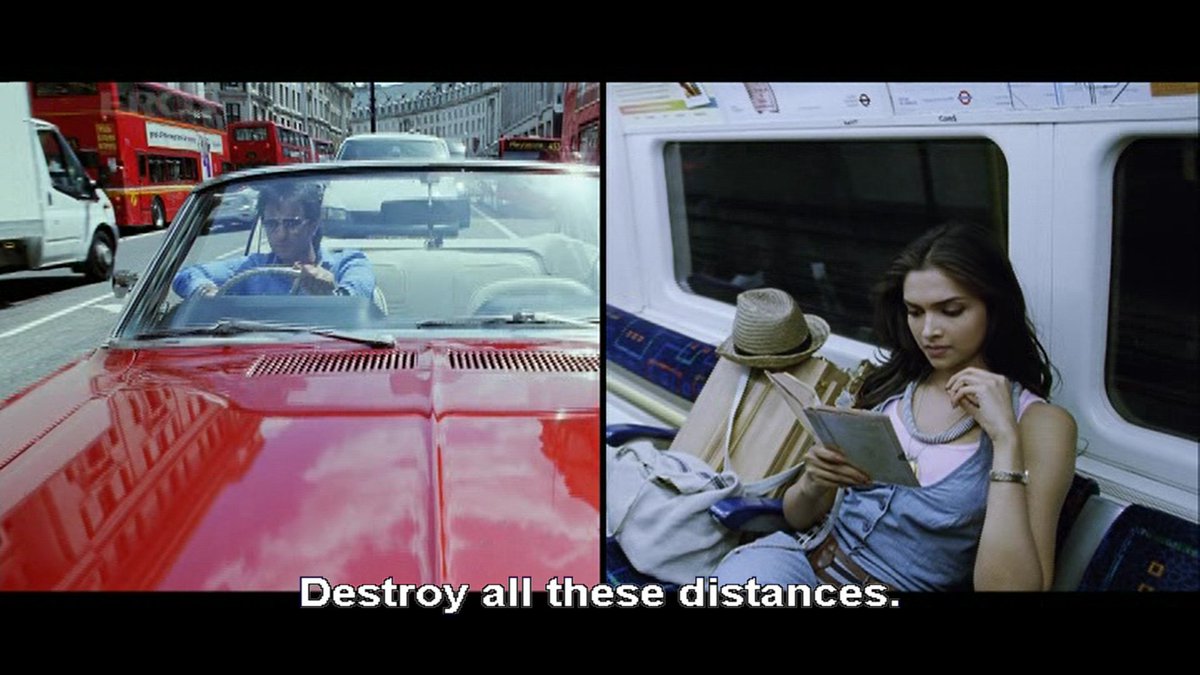 These shots, and Yeh Dooriyan in the background. The distances and barriers are self-built, and the pain is sought, sometimes consciously and unknowingly, seldom. This is the world of Imtiaz Ali, it is the same story again and again. I cherish it, most of the time. Do you?