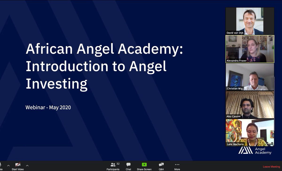 ABANAngels's tweet photo. “Shaping the Africa of tomorrow! The African Angel Academy is now live 🚀 bringing together (aspiring) #angelinvestors from #SouthAfrica #Zambia #Mautitius #Namibia #Tanzania. Brought to you by @anfraser, @vikventures and @ABANAngels in partnership with @SAISProgramme https://t.co/8PhoTXoqAJ