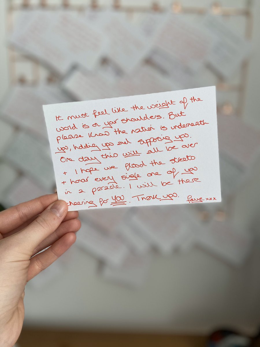 notestokeywork1's tweet photo. For YOU #keyworkers 💙💙💙

#covid_19 
#keyworker
#frontline
#instaforgood
#nhs 
#notestokeyworkers
#pleaseretweet https://t.co/T5edURnxa5