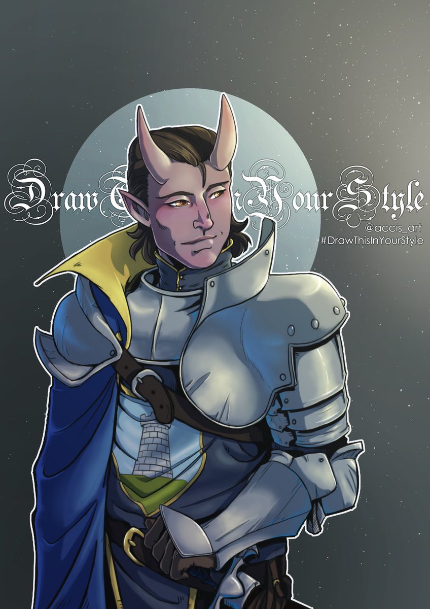 StefanoAccinel2's tweet photo. #drawthisinyourstyle #tiefling #Paladin #dungeonsanddragons #drawthisinyourstylechallenge https://t.co/jwxVGEUrnT