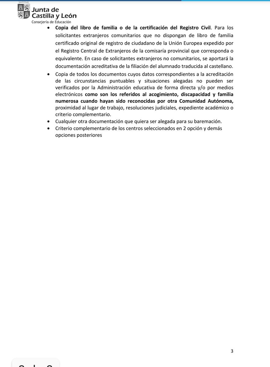 Proceso de Admisión Curso 2020-2021