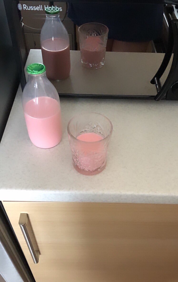 Couldn’t resist having some now, my milkman’s better than yours 🤣😍... Good morning everyone 🥰