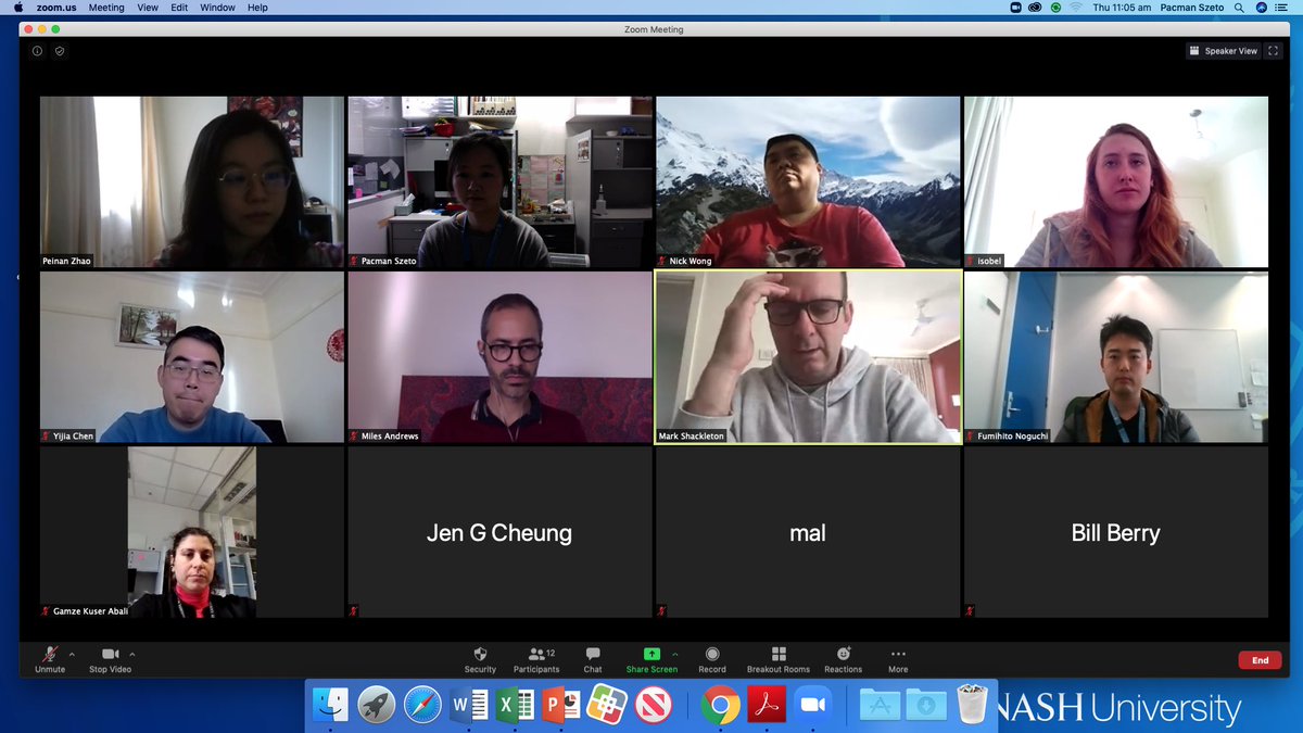 Shack_Lab's tweet image. Thurs Lab meeting - @mark_shacks under a lot of pressure!