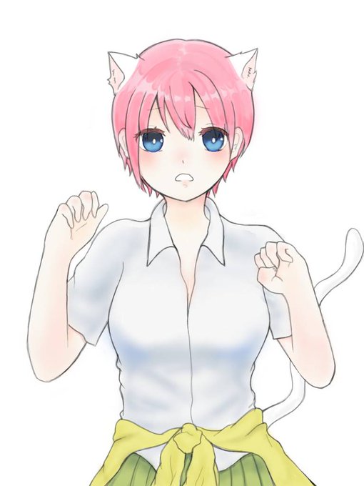 はるひさんがTwitterに投稿した中野一花(五等分の花嫁)のイラスト。