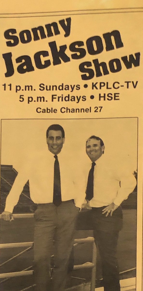 ButchAlsandor's tweet photo. #tbt—
Throwing it way back! @McNeeseFootball fans might remember this. Working with head coach Sonny Jackson was a blast! We had a great time.😊🏈 #mcneese #highlightshow #underthelights #cowboys @SouthlandSports @coachjweevils https://t.co/T7HU05AWD0