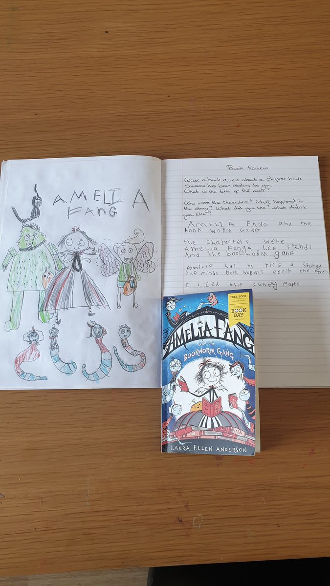 Sarah93258065's tweet photo. Mia's (1L) book review for this week.   @RomanHillSchool https://t.co/8J2UO2fiVH