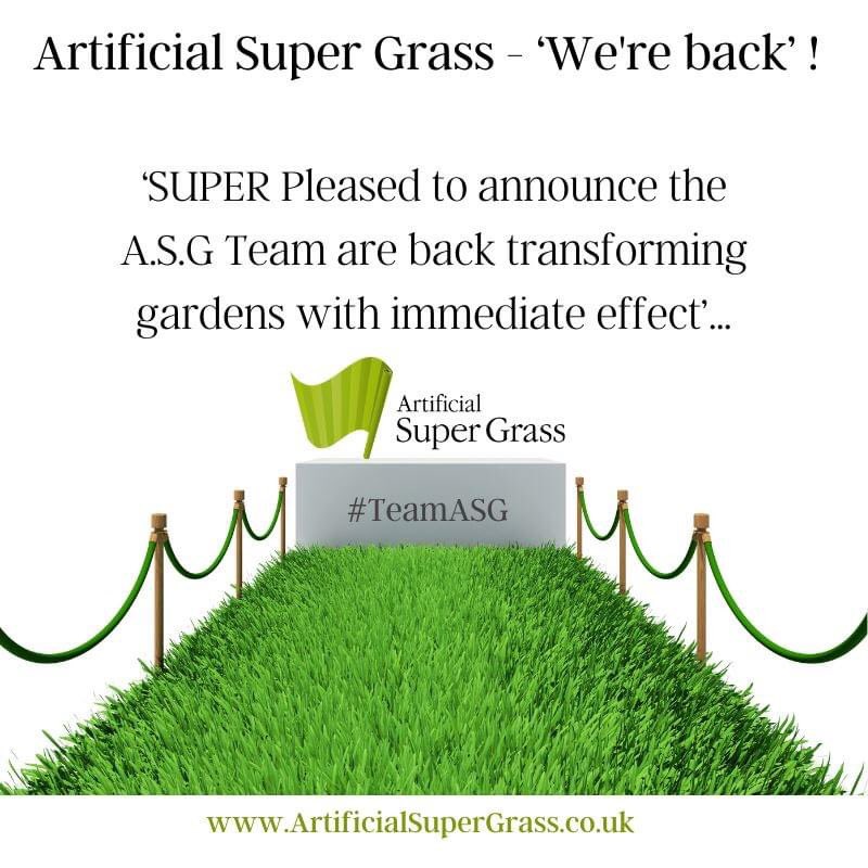 artsupergrass's tweet photo. โ
WE'RE BACK TRANSFORMING GARDENS๐ฅ๐
๐ฏTeam ASG are back in full force!
๐SUPER Happy to be Back
๐https://t.co/g3UALNnyy6
#ArtificialGrass #IntelligentWorking #WorkingSafely https://t.co/q2v0oEDvBt