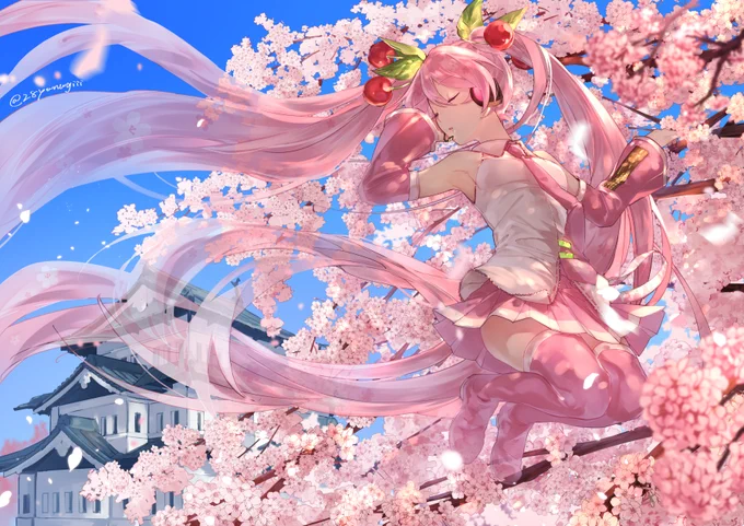 公募に間に合わなかった桜ミクさん供養🙏 
