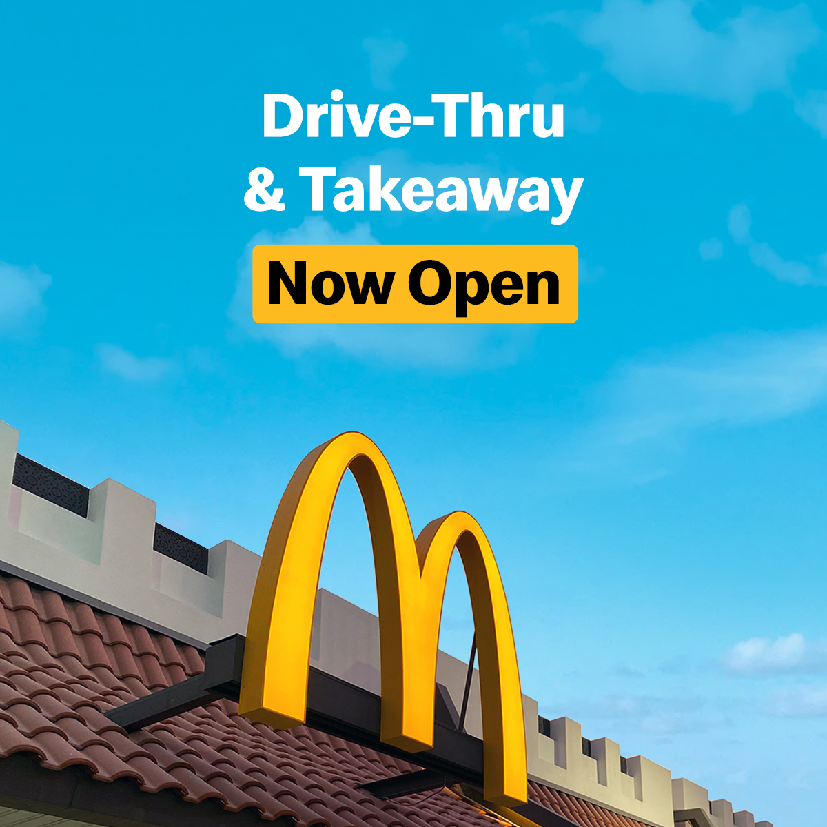 Drive-thru and In Store Takeaway are back to serve you!
We are waiting for you 😃

#mcdonaldsqatar #mcdonalds #qatar #doha #goodnews #drivethru #takeaway #comenow