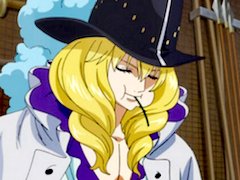 ONE PIECE/キャベンディッシュ
金髪長髪ナルシスト美男。顔女の子みたいでカワイイ。
夢遊病であり、眠ると「ハクバ」という人斬り大好きな別人格が現れる
通常時でもそこそこ剣の腕は強いがハクバになると目に見えない程の早さで斬りかかってくるしかなり強い。好物はバラ。中の人は石田彰。最高。 