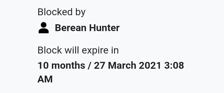 *********PLEASE RETWEET AND PASS ON!*******I mentioned a couple of months back that I had been banned from editing  @Wikipedia. That ban expired back in March. It was IMMEDIATELY renewed by ANOTHER Wikipedia editor. Handle: Berean Hunter.