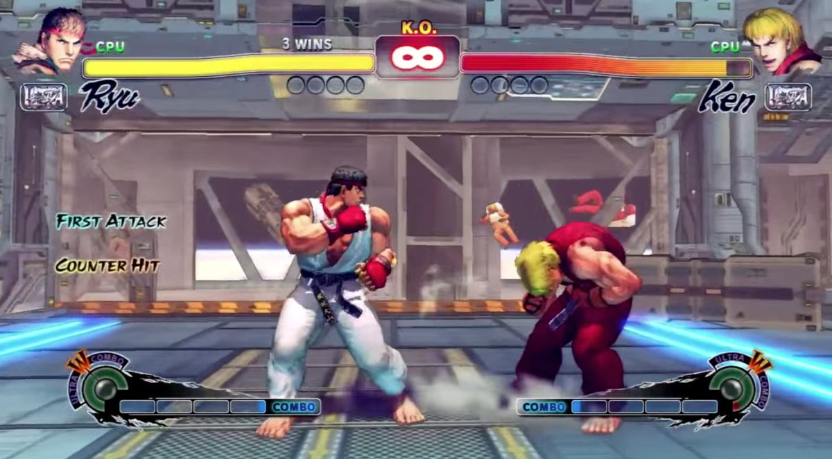 it& #39;s interesting to observe how 2D fighting games started out ugly, got really beautiful over time, but then had to "self-disrupt" and become ugly in 3D before climbing a new gradient of beautiful