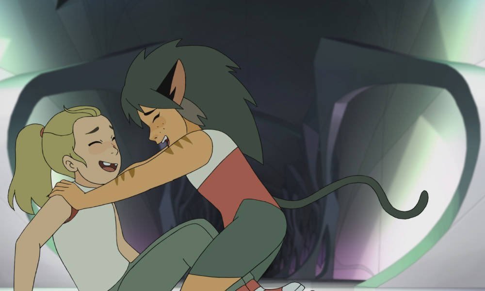 EPISODE FOUR:: Horde Prime doing experiments, Bow is there and shocks him??? No idea lol : PROMISE PART TWO BAYBEE! Baby Catra and Adora, stress, and tbh I think the hearing aid is HP “plugging into” them with the needles in his hair.