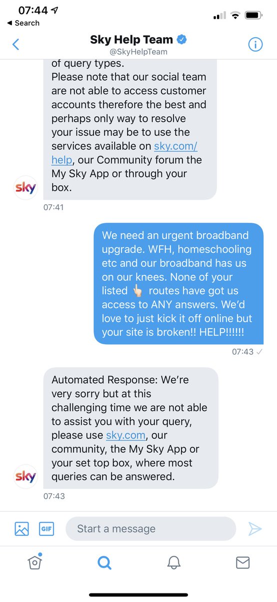 JoeyRoey's tweet photo. Left out in the cold by @SkyUK ☹️... is this what £120 a month buys you? https://t.co/sZ4lwa0fuE
