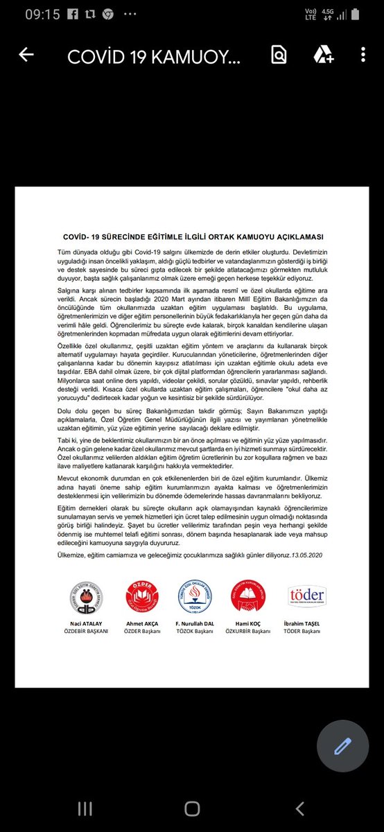 Bir veli olarak gurur duydum.Sayenizde yemek ücret iadelerini geri iade edeceklerini söylemek zorunda kaldılar.Öncülüğünüz ,bizleri sahiplendiğiniz için ne kadar tesekkür etsek az.<a href="/sozkokk/">Servet Ozkok</a> @Mektebim_
