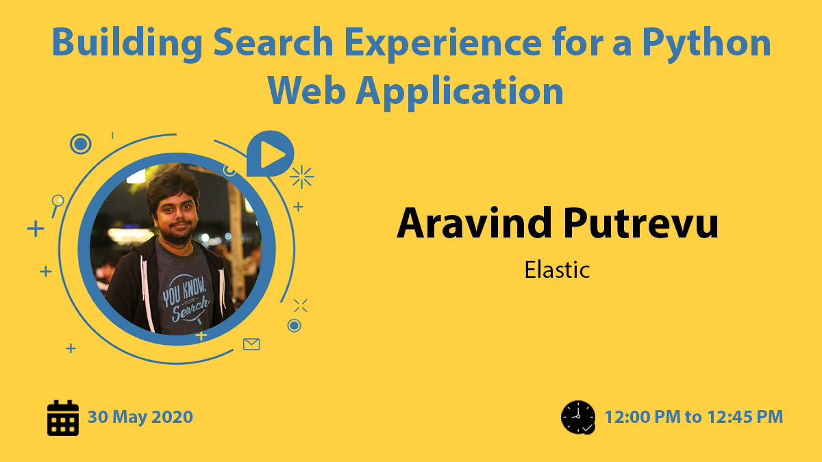 iwokeaf's tweet photo. Catch @aravindputrevu present this exciting session on "Building Search Experience for a Python Web Application" at PyCloud, our FREE upcoming #Python & Cloud themed mini-conference LIVE on the 30th of May!โก
RSVP now ! : https://t.co/OUnPyuU6Xv
#Azure #Python #AzurePyday https://t.co/yUE51g8cDY