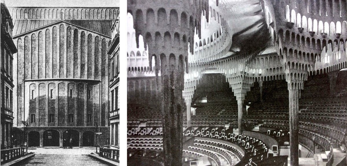 gabriel_verd's tweet photo. #JuevesDeArquitectura 
GROSSES SCHAUSPIELHAUS BERLIN 1918
Hans Poelzig
Expresionismo Alemán
Aquel debía ser un lugar para disfrute y liberación del espíritu, Poelzig con imaginación y fantasía constructiva creó la atmósfera necesaria para predisponer psíquicamente al espectador. https://t.co/WdlZBghvFn