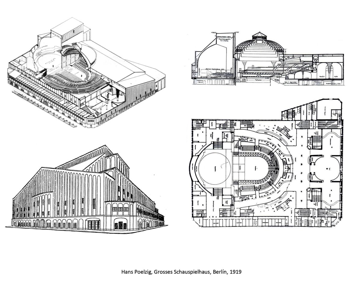 gabriel_verd's tweet photo. #JuevesDeArquitectura 
GROSSES SCHAUSPIELHAUS BERLIN 1918
Hans Poelzig
Expresionismo Alemán
Aquel debía ser un lugar para disfrute y liberación del espíritu, Poelzig con imaginación y fantasía constructiva creó la atmósfera necesaria para predisponer psíquicamente al espectador. https://t.co/WdlZBghvFn