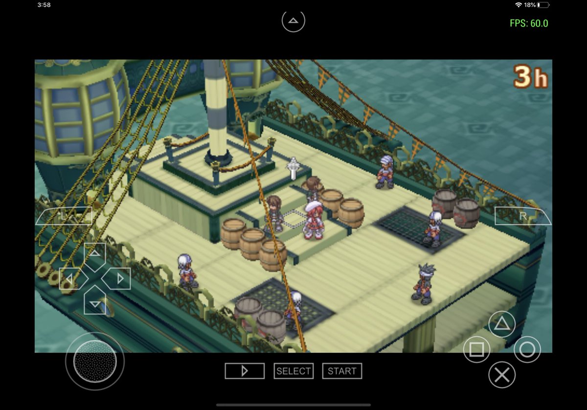 まいたけ あいぱっよにpspのエミュレータぶっこんで実機から吸い出したサモンナイト3入れたらムッチャクチャに綺麗になってビビってる リマスター版か 2枚目は比較用のノンアップスケーリング