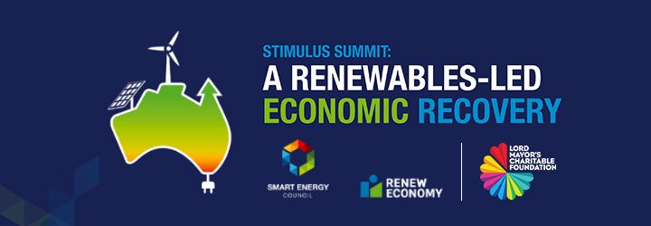 SolarAnalytics's tweet photo. Last week, @renew_economy and @SmartEnergyCncl hosted the "Stimulus Summit: A Renewables-Led Economic Recovery" webinars. A range of topics were explored including decarbonising Australia. Watch the presentations here! #SolarIsEssential β π https://t.co/GMlAAzwMi1 https://t.co/i2SXTBYOMM