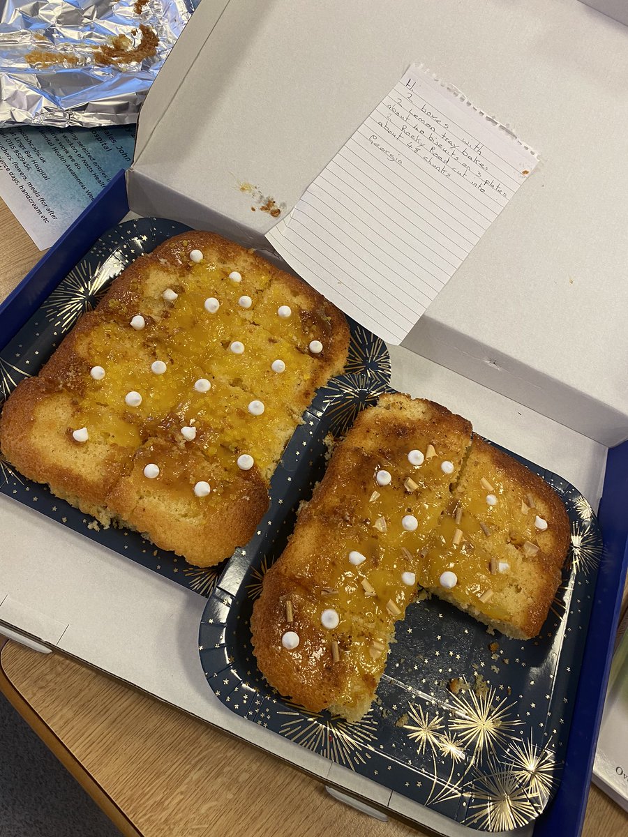 AmberWardNotts's tweet photo. The patients of amber ward have been looking after our lovely plants in the garden, everyone on the ward was more the grateful for the lovely cake we received today. #nottshc #nhs #amberward #milbrook https://t.co/z0w4Ybdjov