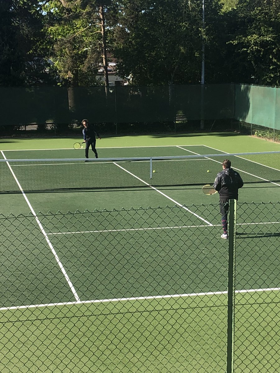 The first members have arrived to take advantage of the club opening up after the lockdown! Please ensure social distancing and enjoy your tennis <a href="/HertsLta/">Herts LTA</a> <a href="/StortfordIndie/">StortfordIndependent</a>