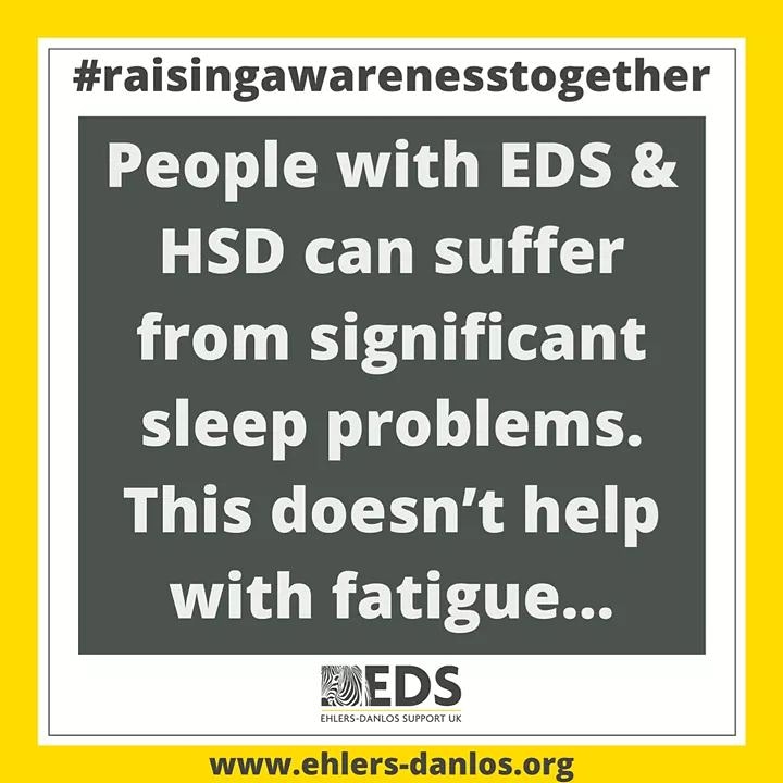 ehlersdanlosuk's tweet photo. Many people with EDS and HSD find that they have a hard time getting a good night’s sleep.

Pain is one of the factors that can cause sleep problems (‘painsomnia’). Ensuring that pain is kept under control is important.  #raisingawarenesstogether https://t.co/SUkLgwnLL1