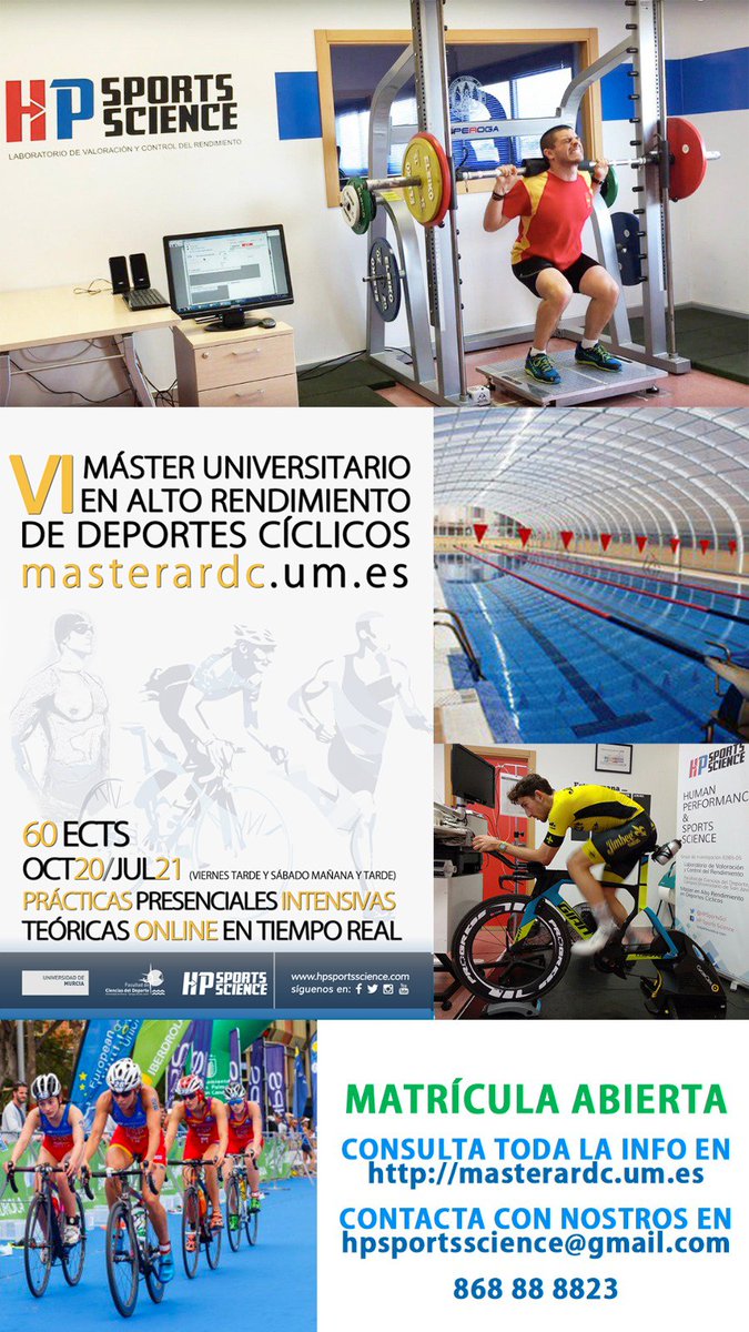 Máster Alto Rendimiento Deportes Cíclicos (@umu) tweet media