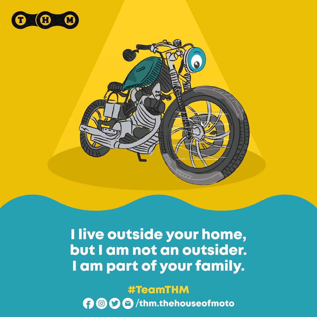 I live outside your home, but I am not an outsider.
I am part of your family.🏍️

#TeamTHM #TheHouseofMoto #family
#LIVE
Facebook Live Family Guy #Lockdown3 #lockdownuk #AtmaNirbharBharatAbhiyan #आत्मनिर्भर_भारत #mobilebikeservicing