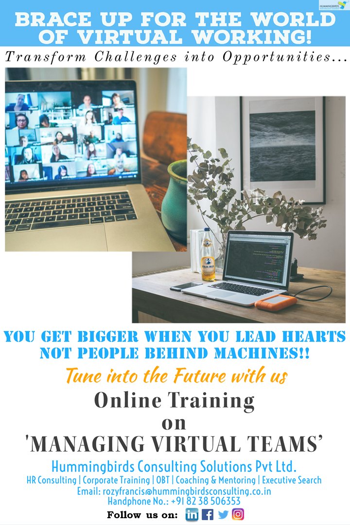 Virtual Learning: the answer to contemporary, but temporary, obstructions. #virtuallearning #learninganddevelopment #virtualleadership #virtualmeetings #virtualteams #virtualworking #trustbuilding #communicating #productivityimprovement @monochaudhuri @tarunsingh1971 @ITrueNAS