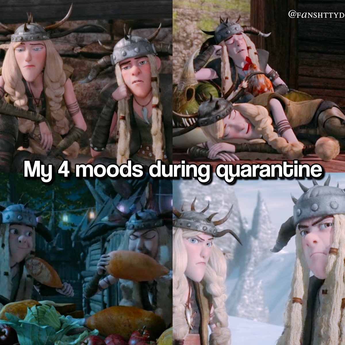 FansHttyd's tweet photo. My quarantine 😳 #RTTE #httyd https://t.co/AKzYzaAEVO