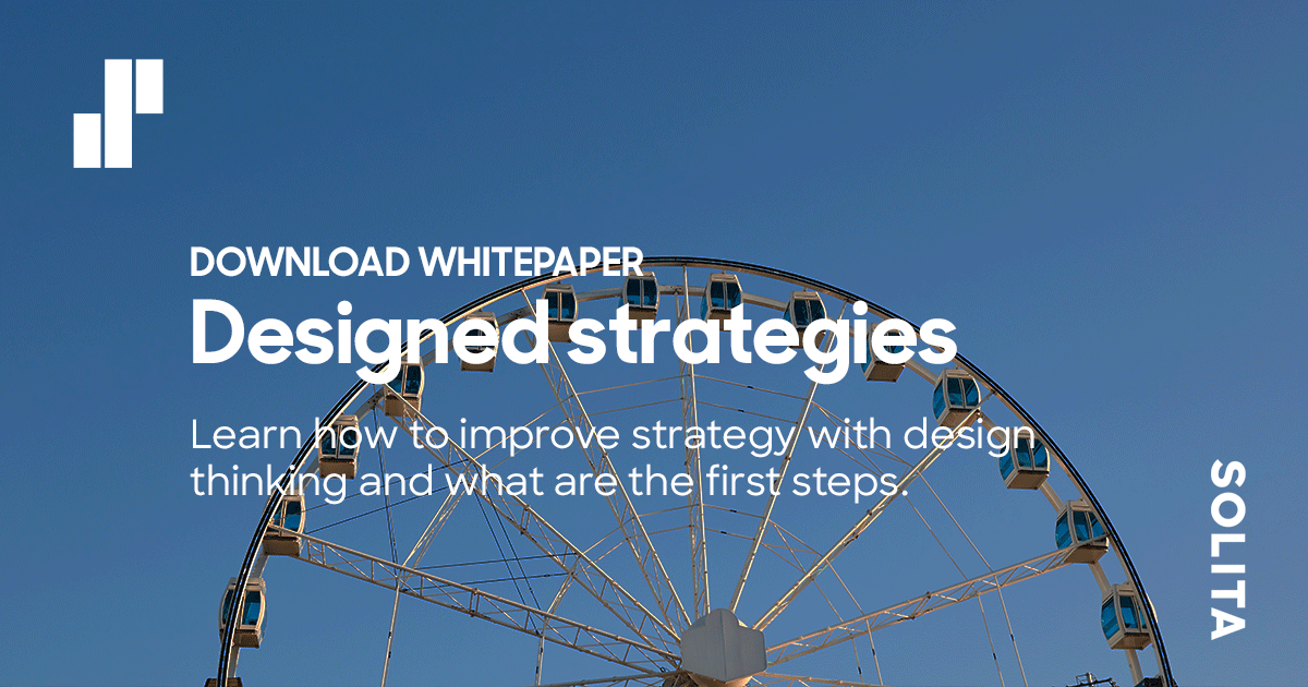 Solita_Insights's tweet photo. Design thinking, with its human-centric, multidisciplinary and iterative approach, has filtered into #businessdevelopment and #newbusiness venturing. Download our whitepaper if you're ready to enrich your #strategy with a touch of #designthinking:
https://t.co/SDCnIIgNHd https://t.co/DUFZq7fg0y
