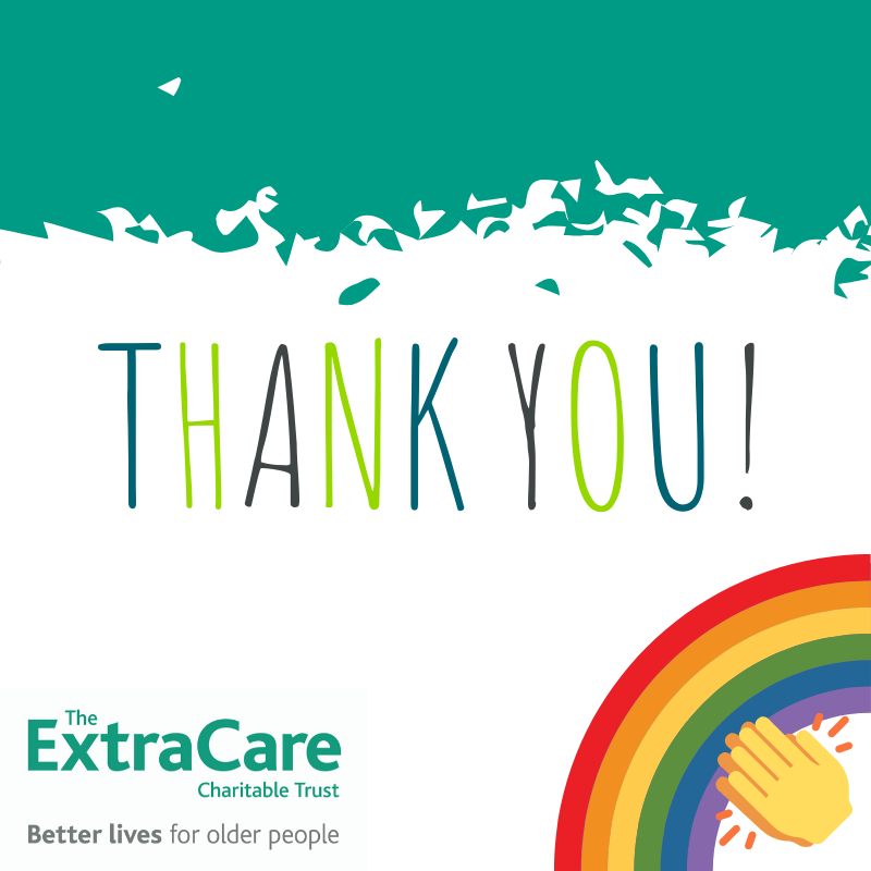 ExtraCareOrgUk's tweet photo. This #ThankYouThursday, we want to show our appreciation for our wonderful residents, staff and volunteers for their ongoing support, strength and unity during this difficult time.  

You’re all amazing. We will be clapping proudly for you all tonight! 💗 https://t.co/9JryxvKogZ