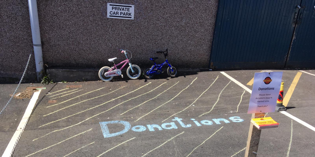 We open for donations this Friday from 10:00am till 4:30pm. Visit the website to find out about our contactless donation sites and the types of bikes we're after thebikestation.org.uk/donate-a-bike/