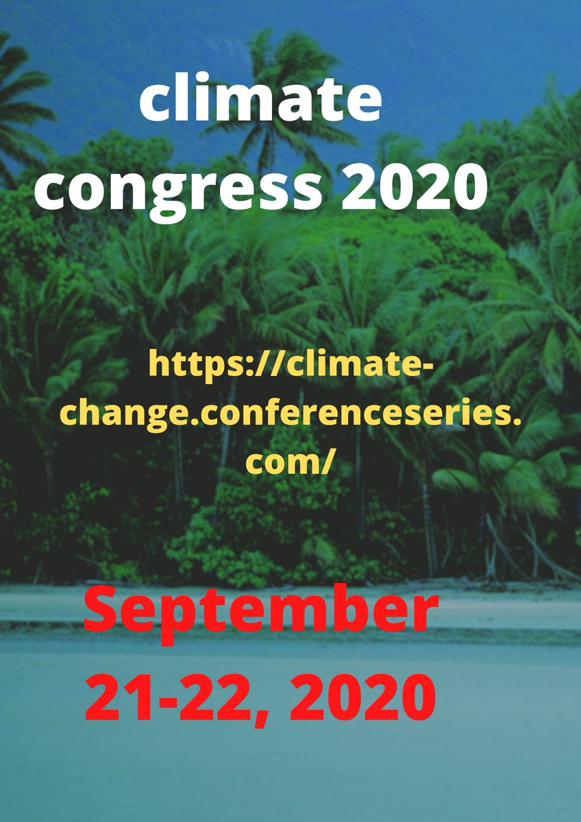 samchri05237782's tweet photo. #climatechange #climatecongress #environmental #onlineevent #webinar https://t.co/VJ69Fg5nqQ