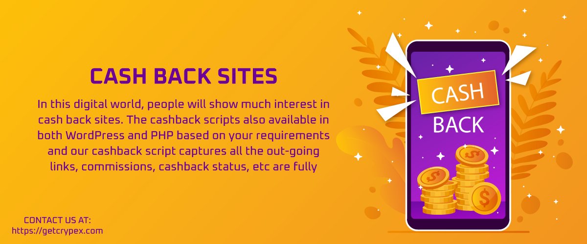 GetCrypex's tweet image. Get Crypex provides custom cashback website development services for clients with easy UI and attractive designs at an affordable price #cashbacksites #cashbacksitesdevelopment #cashbacksitesdevelopmentservice