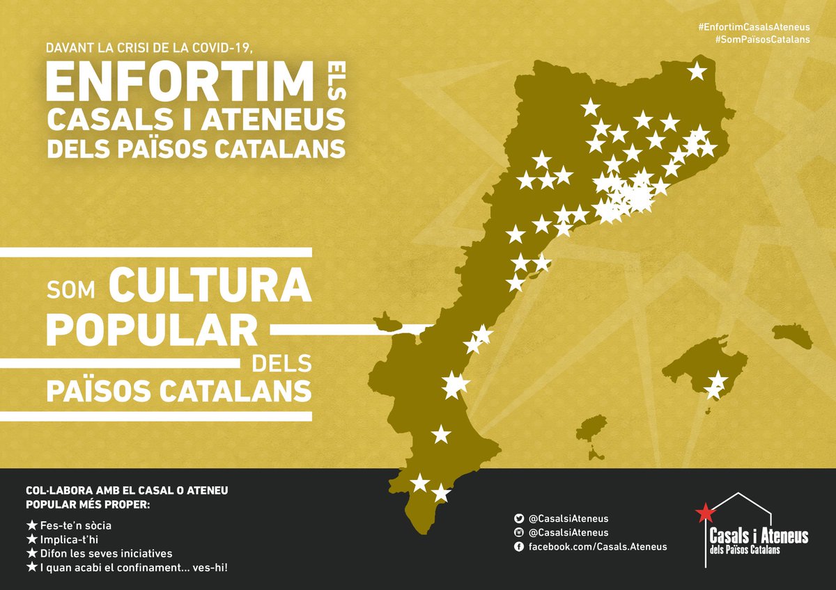 #EnfortimCasalsAteneus . Al <a href="/cancapablanca/">Can Capablanca</a> tenim la nostra sala i circuit teatral <a href="/LaQuartera/">La Quartera</a>, som membres actives de <a href="/Barraques_sbd/">Barraques Sabadell - CFPS</a>, tenim tallers de <a href="/Dansetes/">Dansetes Sabadell</a>,  estem a festes del barri i som caliu de tallers, exposicions, gastronomia...Fes-te’n sòcia bit.ly/3aNLEuR
