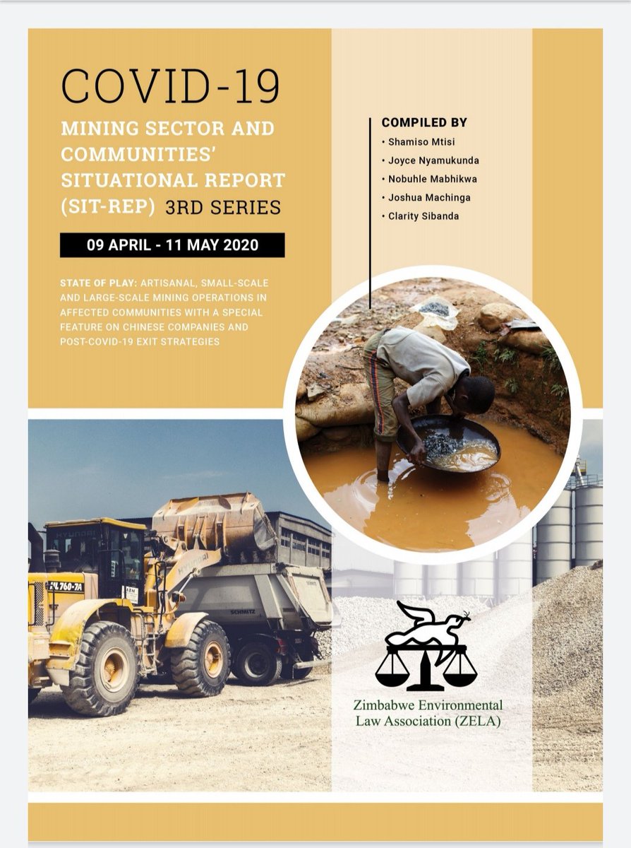 ZELO_Infor's tweet photo. #COVID-19
We are excited to share with you our 3rd series of the Mining sector&amp; Communities Situational Report
https://t.co/DFdgLIpcjN
This Sit-Rep will let you travel without moving your feet.

We have a special feature on the level of compliance by Chinese co. operating in 🇿🇼 https://t.co/q5F5k4Sn9S