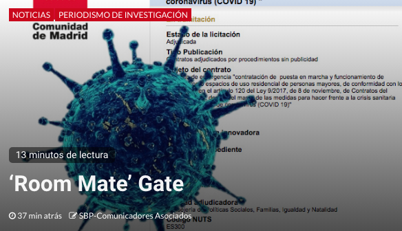 SoloBuen's tweet photo. Las suites, los hoteles-residencia y Sarasola se convierten en el 'Room Mate Gate' particular de Díaz Ayuso.

Te lo contamos aquí 👇
https://t.co/Ntbse6knSK

#RoomMateGate #InformarSinAlarmar #SoloBuenPeriodismo #IDA #AyusoRoomGate #SBP_CA #periodismovivo #slowjournalism https://t.co/IZAe24gtaV