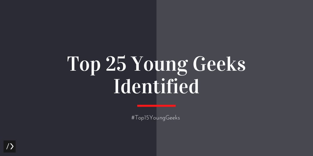 Geekulcha's tweet photo. Thank you for nominating your #Top15YoungGeeks. Our adjudication panel has managed to help identify the Top 25

On the 1st of June we will be announcing the 2020 #Top15YoungGeeks https://t.co/jA10MXjWJu