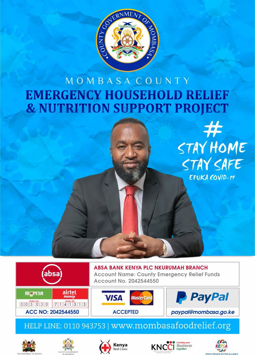 clint001A's tweet photo. Mankind should always stay united, standing shoulder to shoulder so that evil can never cheat and divide them. We call upon people of goodwill to help cushion the vulnerable #TogetherForMombasa https://t.co/nfvoVWrvcX
