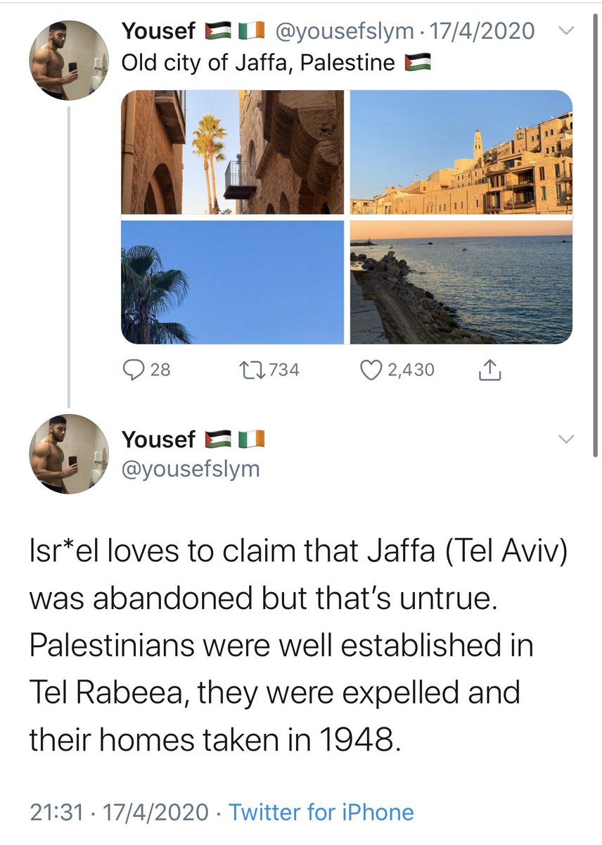 Btw, he doesn’t even live in the area. He lives in Vancouver and hardly visited here few times (2nd pic is from a web archive). He made many dubious claims showing he has no real knowledge of the regional history other than Wikipedia articles in Arabic. Like with Tel Aviv name.