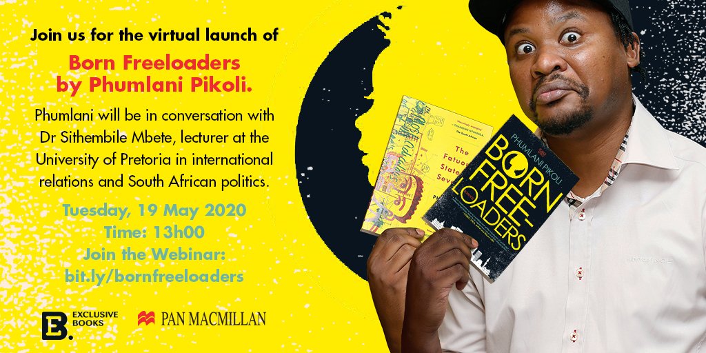 PanMacmillanSA's tweet photo. Join @scoutgumbee in conversation with Dr @sthembete, on Tuesday, 19 May at 13h00. 
Follow the link to join the webinar: https://t.co/pm8gd75frX
#BornFreeloaders https://t.co/W3DNkp53S7