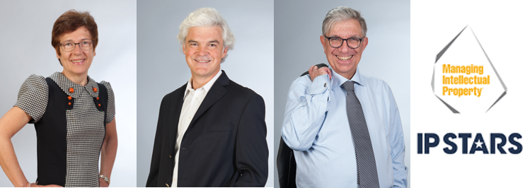 REGIMBEAU_IP's tweet photo. Congratulations to Evelyne ROUX, Jérôme COLLIN, Jean-Robert CALLON de LAMARCK, Partners, for their #IPStars2020 award!
@ManagingIP
#Trademark #patent #intellectualproperty
https://t.co/NXcsv5JXF2 https://t.co/JmIRYrewuZ