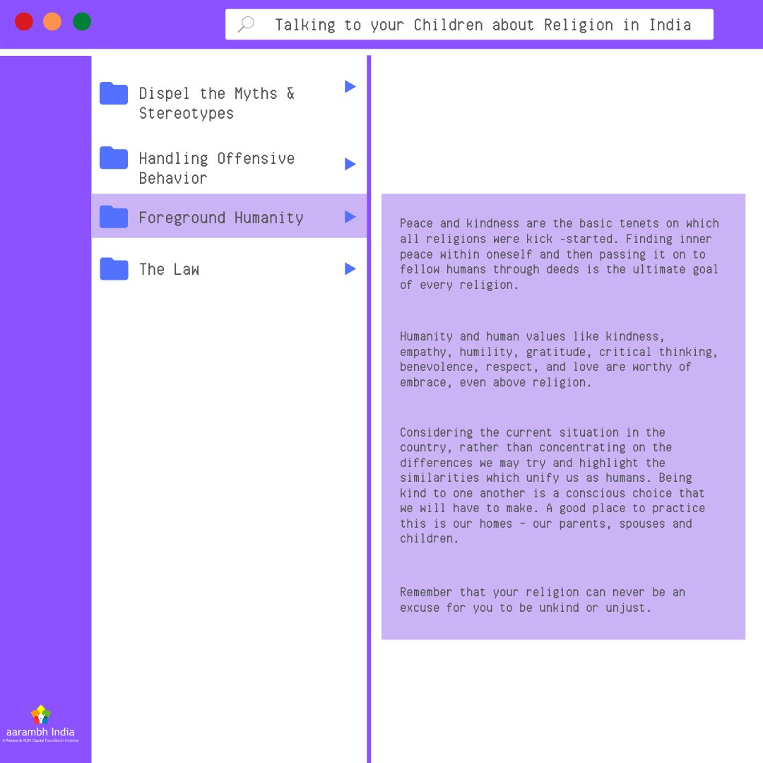 (Part-2) of the field guide on 'Talking to your Children about Religion in India  #DueNormalread & RT