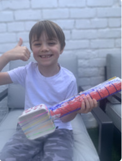 NewBrightonPS's tweet photo. Class 9 enjoyed making their own instruments at home for their music activity yesterday! #TeamNBPS #HomeLearning #nbpsMusic https://t.co/Iw7gi466OX