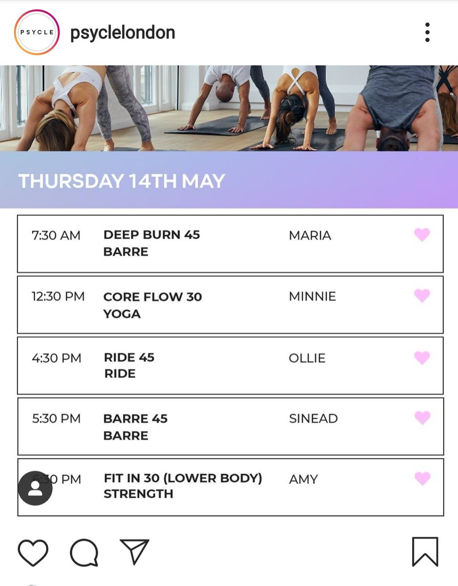 EmmaOHill's tweet photo. Over the last few years, I've started to understand how important exercise is to my positivity levels 💪🏃‍♀️

@psyclelondon do amazing live videos on Instagram. The barre classes are 👌🔥

I'll be there at 5.30 tonight! Will I see anyone there? 🌞

#ThinkPositiveThursdays https://t.co/qRXQ71LUgi