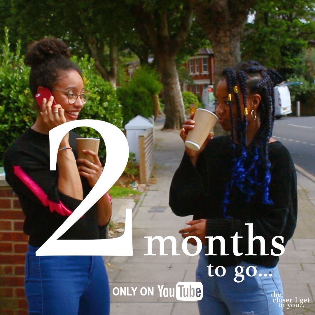 TCIGTYFilm's tweet photo. Are you ready to experience a love like no other? Well only 2 months to go... The Closer I Get To You, only on @youtube from July 14th. #tcigtyfilm #shortfilm #availableonyoutube #2monthstogo #romcom #blackromcom #blackbritishfilm https://t.co/7aPGGk1DxR