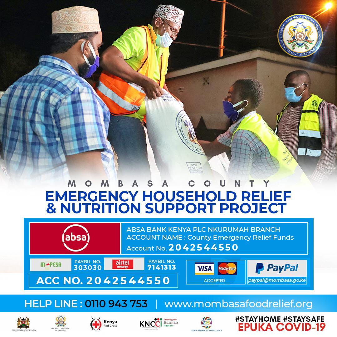 BabaPodPek's tweet photo. #TogetherForMombasa
Kindly donate any little thing and amount https://t.co/mSfM41z3DA