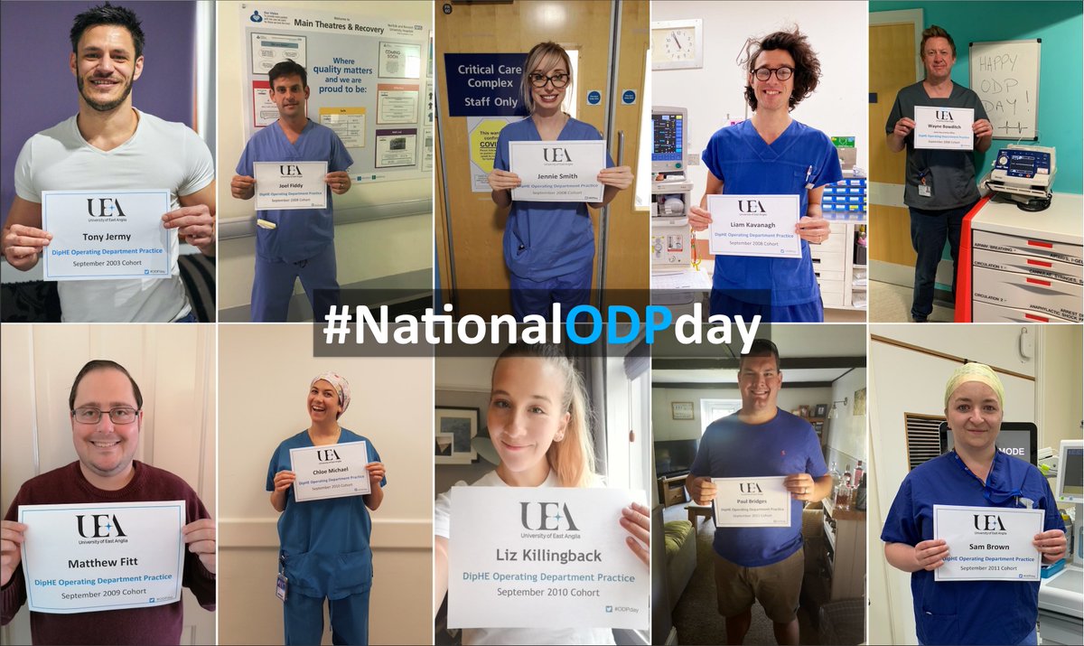 Happy National  #ODPday Everyone. Throughout the day I am going to be updating my feed with pictures and stories of our students and Alumni. Please like and re-tweet to share our wonderful profession  #NationalODPday  #LoveyourODP  #NHSheroes